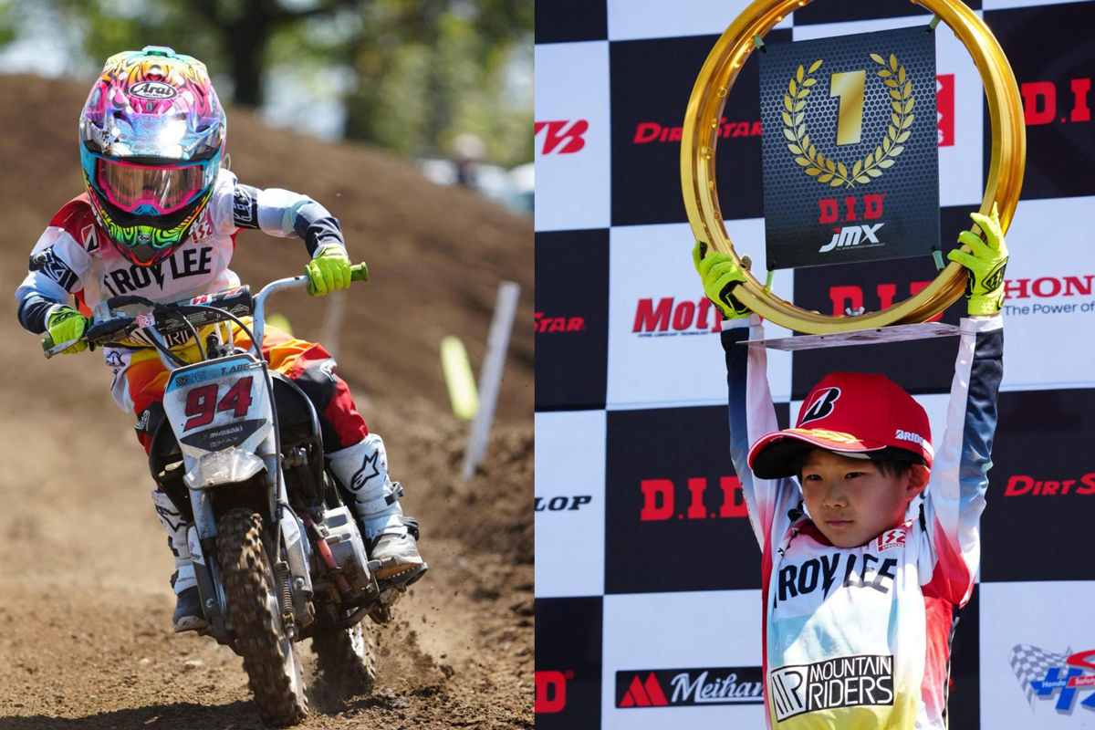 Yogibo pirelli マウンテンライダーズのスーパーキッズが阿部哲昇選手。第3戦オフロードヴヴィレッジでも見事に優勝を飾った。20歳でスーパークラス王者が目標の10歳を、ぜひ応援してください。pmfansite.com/pirelli/articl…
#Pirelli #ピレリ #PirelliMoto ＃全日本MX #yogibopirelliマウンテンライダーズ