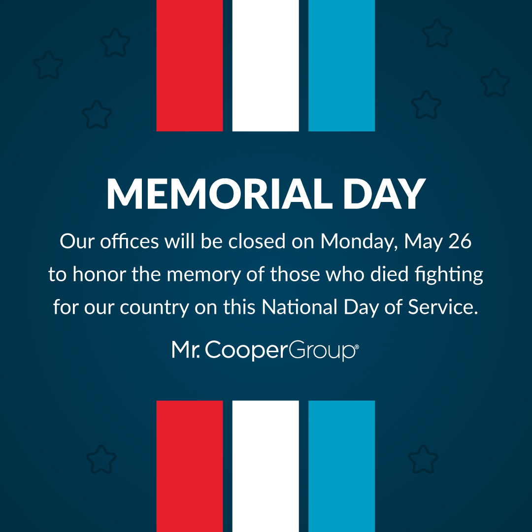 Today, we honor those who gave everything for our freedom.

Our offices are closed in observance of Memorial Day and will reopen tomorrow.