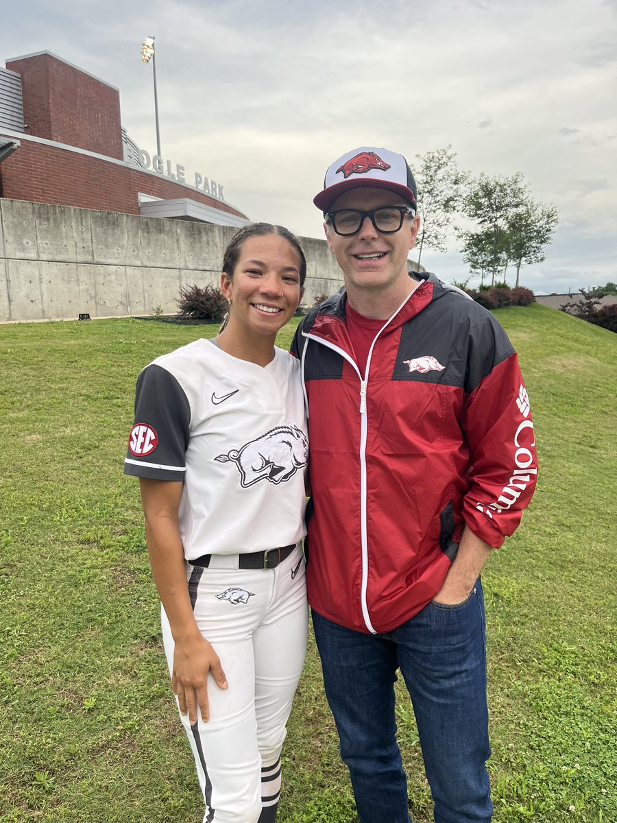 Thank you <a href="/mrBobbyBones/">Bobby Bones</a> for your continued support of <a href="/RazorbackSB/">Arkansas Softball</a>