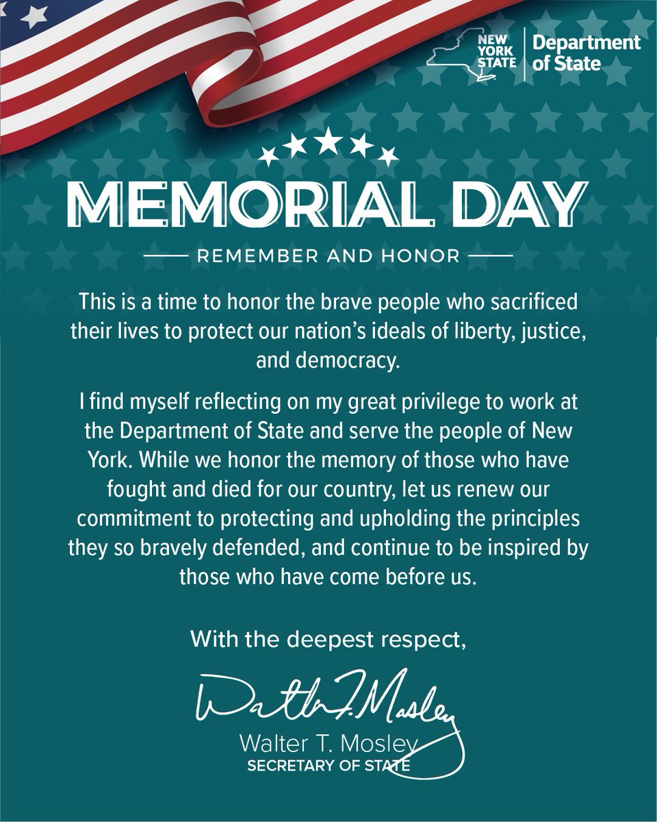On this #MemorialDay, we honor those who gave their lives to protect our nation. We will never forget their sacrifice. 🇺🇸