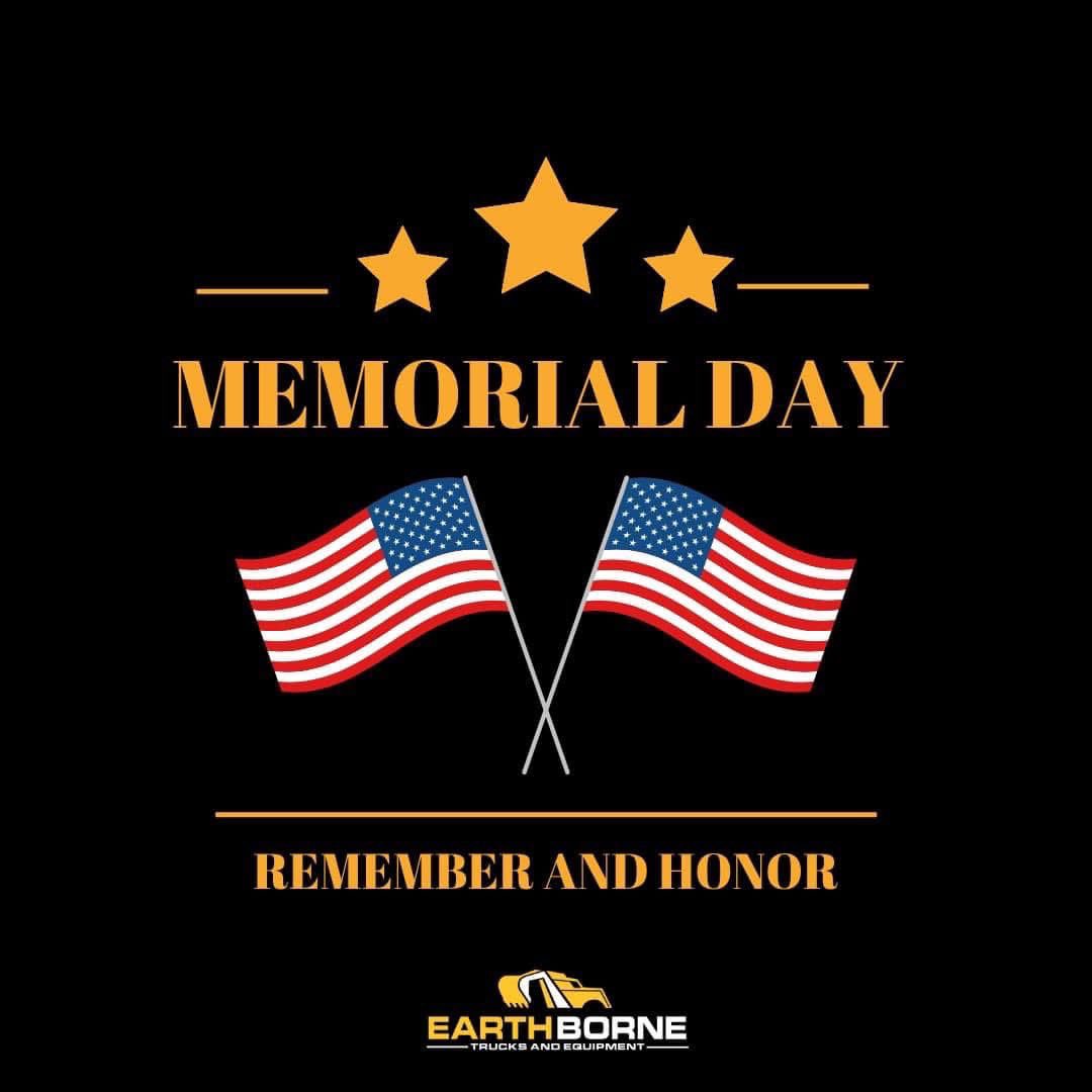 EarthborneEquip's tweet photo. This Memorial Day, as we gather with loved ones, we take a moment to honor the heroes who gave everything in service to our country. Their sacrifice is never forgotten. https://t.co/UGO495exAe