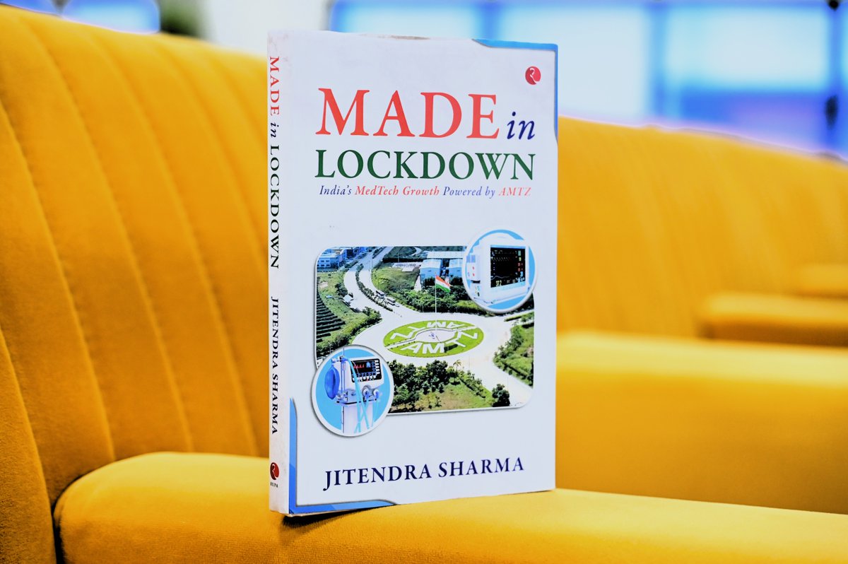 madeinlockdown's tweet photo. @AP_MedTechZone @WHO @MiIAiMeD @APInfraStory @investindia @ficci_heal @CoE_AM_MDS @KIHTech @MediValleyAMTZ @Biovalley2 @FollowCII @TiEGlobal @wtcamtz @ibsc_skill @ficci_india @Rupa_Books @destined_vizag2 @kvijayraghavan @AndhraNexus @ahpi_india @MoHFW_INDIA When the #nation gasped for breath, #AMTZ delivered. Thousands of #oxygen concentrators, built at record speed, saved countless #lives. Uncover the story of grit and urgency in #MadeInLockdown📘: https://t.co/zA6WSXaNAd #HealthTech #AMTZ https://t.co/6OzleS9vx2