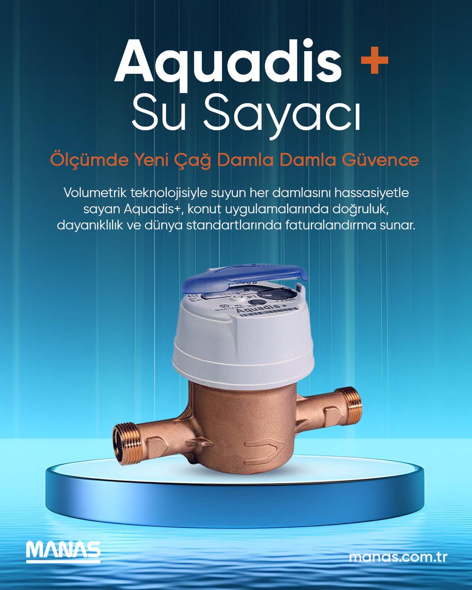 Volumetrik teknolojisiyle suyun her damlasını hassasiyetle sayan Aquadis+, konut uygulamalarında doğruluk, dayanıklılık ve dünya standartlarında faturalandırma sunar. Suyun her damlasını doğru bir şekilde izleyerek, tasarruf ve verimliliği bir arada sağlar.

#manasenerji