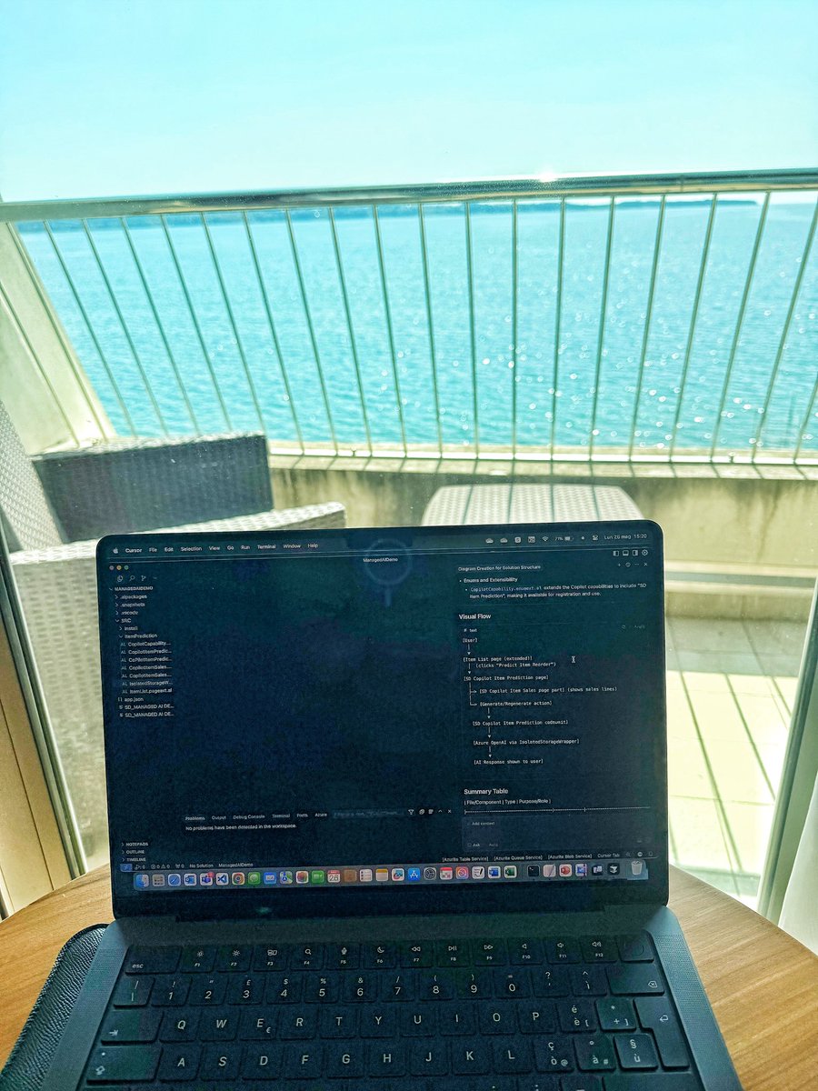 demiliani's tweet image. Very hard preparing a session at @dynamicsminds 😅🤩🥰🏖️
#msdyn365bc