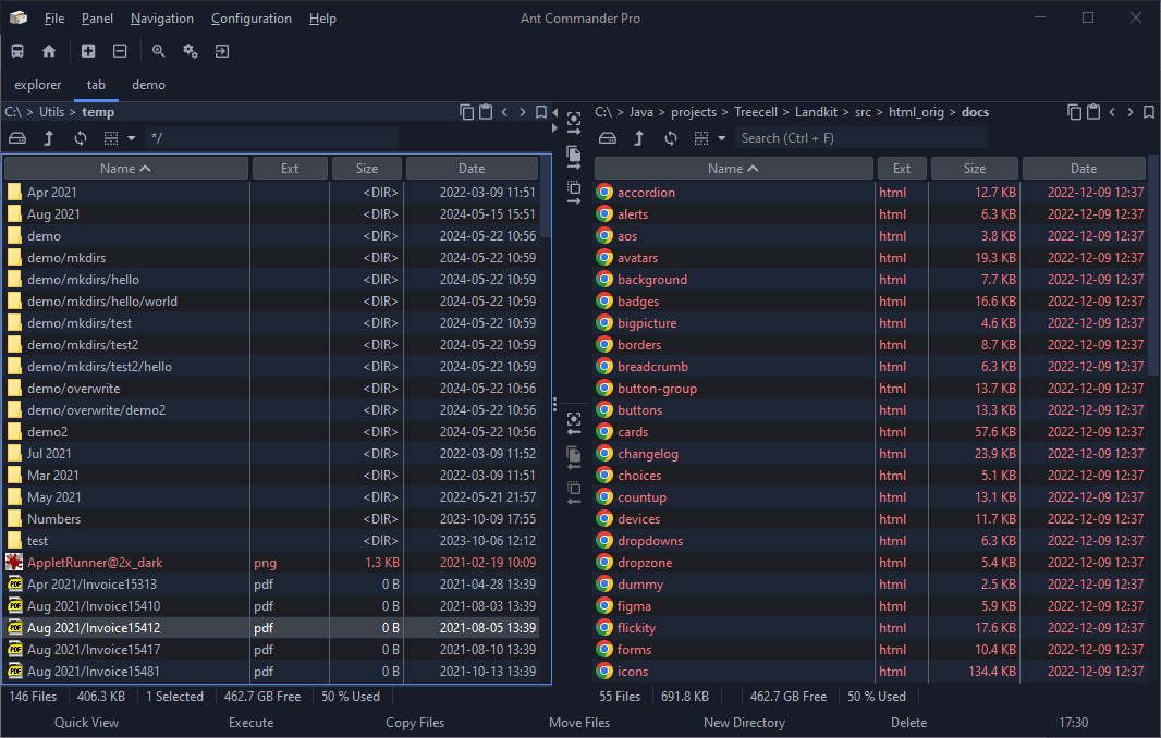 IntelliJ Theme of the day: Halcyon from Andrew Ingson
plugins.jetbrains.com/plugin/14093-h…

Here on Ant Commander Pro file manager using Flat IntelliJ skin

#skin #theme #lookandfeel