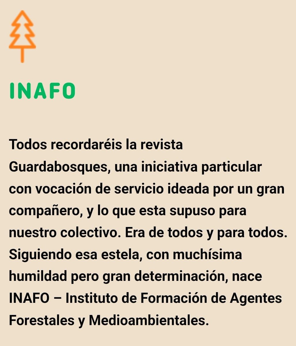 INAFO Instituto de Formación (@inafo_oficial) on Twitter photo Hay compañeros que su labor trasciende ámbitos territoriales y funciones, que aportan a esta gran familia mucho más de lo exigible. Luis ha sido uno de ellos. La esencia de Guardabosques fue inspiración para el nacimiento de <a href="/inafo_oficial/">INAFO Instituto de Formación</a>. Te estaremos siempre AGRADECIDOS. Hay compañeros que su labor trasciende ámbitos territoriales y funciones, que aportan a esta gran familia mucho más de lo exigible. Luis ha sido uno de ellos. La esencia de Guardabosques fue inspiración para el nacimiento de <a href="/inafo_oficial/">INAFO Instituto de Formación</a>. Te estaremos siempre AGRADECIDOS.