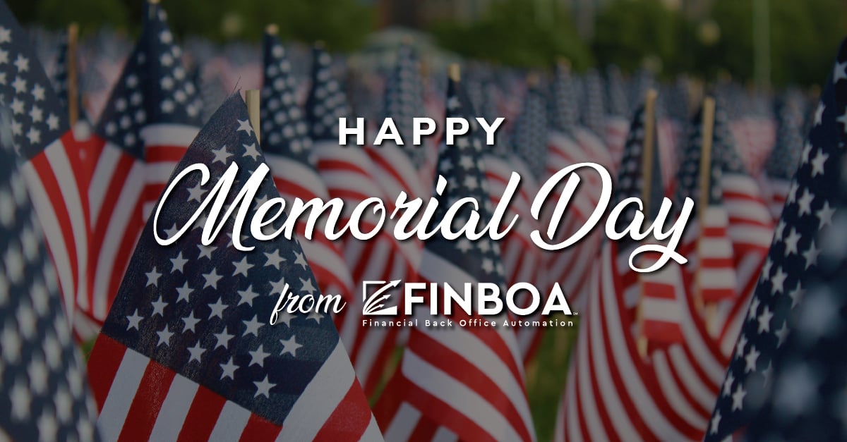 Memorial Day Closure Notice 🇺🇸
In observance of Memorial Day, FINBOA will be closed on Monday, May 26, 2025. 🇺🇸
Regular business operations will resume on Tuesday, May 27, 2025.
We wish you a safe and meaningful Memorial Day.

#MemorialDay #FINBOA #HolidayClosure