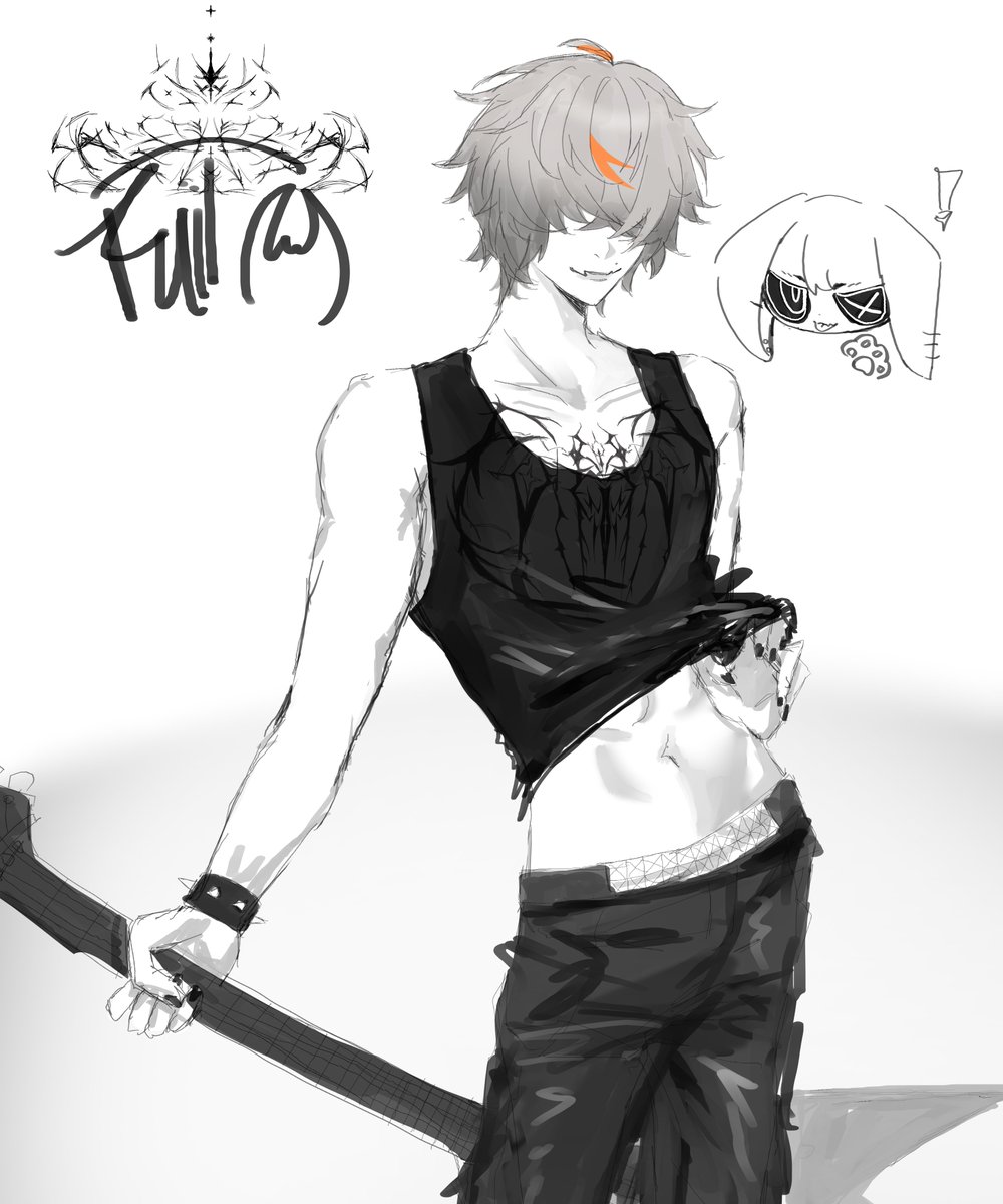 fuuitbat's tweet image. Fuit being a little cheeky...
#oc #rkgk