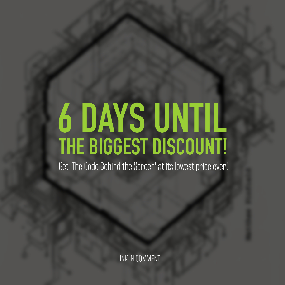 6 DAYS until the huge launch discount for "The Code Behind the Screen"! 🚀 A human guide to understanding computer science. Get ready to understand tech like never before. #ComputerScience #BookLaunch #TechForHumans #Sale a.co/d/j0OEc7b #Amazon via <a href="/amazon/">Amazon</a>