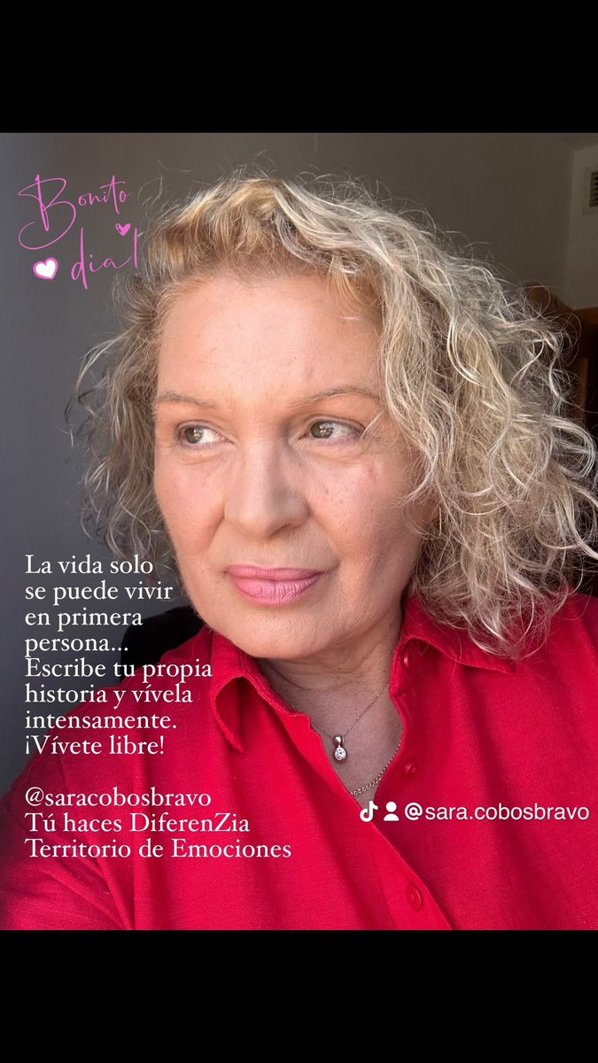 ✨ La vida solo se puede vivir en primera persona, 
Escribe tu propia historia y vívela intensamente.
¡Vívete libre! 💕

@saracobosbravo
#TúhaceslaDiferenZia 
#TerritoriodeEmociones