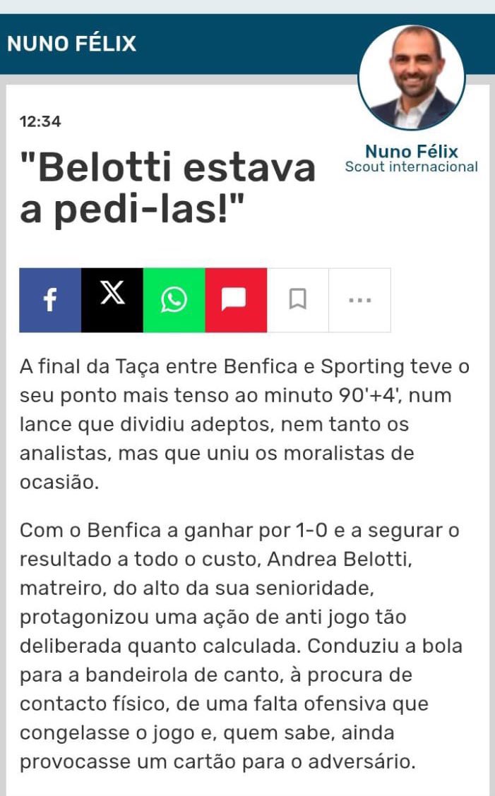 danielacapaz_'s tweet photo. Justificar um pisão na cabeça com tática é de uma baixeza moral absoluta e ter um pseudo analista de futebol a justificar isso num jornal é ainda mais baixo.
Não se confunda futebol com agressão. https://t.co/rhLvBFnszW
