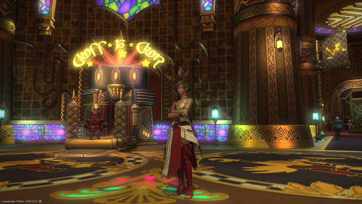 Got back into FFXIV to chocobo race and play Triple Triad.