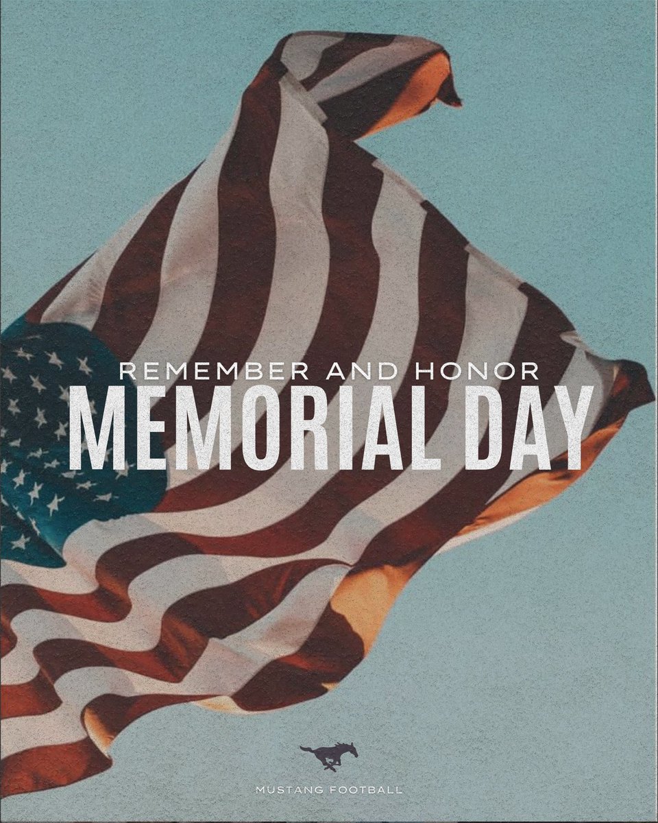 Today we pause to honor the courage, service, and sacrifice of those who paved the way for our freedom.
We remember. We are grateful.
#MemorialDay #MustangPride #HonorTheBrave