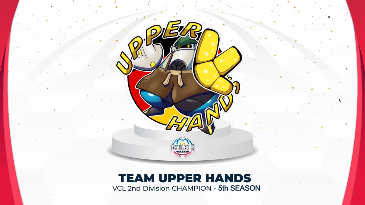 VCL (Season 5) (@desafiolatamvgc) on Twitter photo A new champion rises in the Second Division and they're heading to the First Division next season!
From a narrow escape in the Pre-Tour to conquering the league... <a href="/UpperHandsVGC/">Team Upper Hands</a> has completed an unforgettable journey.
Congratulations, Champions! ππ» A new champion rises in the Second Division and they're heading to the First Division next season!
From a narrow escape in the Pre-Tour to conquering the league... <a href="/UpperHandsVGC/">Team Upper Hands</a> has completed an unforgettable journey.
Congratulations, Champions! ππ»