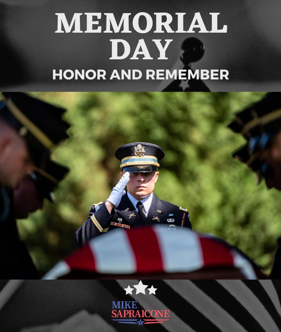 This #MemorialDay, we pause to remember the sacrifice of the brave soldiers who gave their lives defending the freedoms we hold dear. Their legacy is a solemn reminder of the true cost of liberty — one we must honor not just today, but every day.