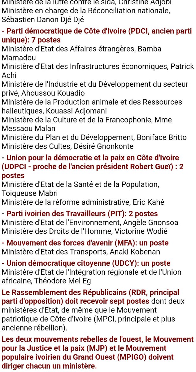 M_Koulibaly's tweet photo. Une grande plaisanterie.
Vous avez raison d'en rire.
Faites le trie et dites qui est ancien du régime et qui est actuel du régime depuis 2001.
Par exemple,
Achy Patrick ministre des anciens régimes ( 2000-2011), va débattre de son bilan contre Patrick Achy ministre du régime actuel ( 2011-2025) ?
Adjoumani ministre de l'ancien régime va débattre contre Adjoumani ministre de l'actuel régime ?
Et bien d'autres cas encore...
Cela pourrait être intéressant à regarder et écouter pour en rire !