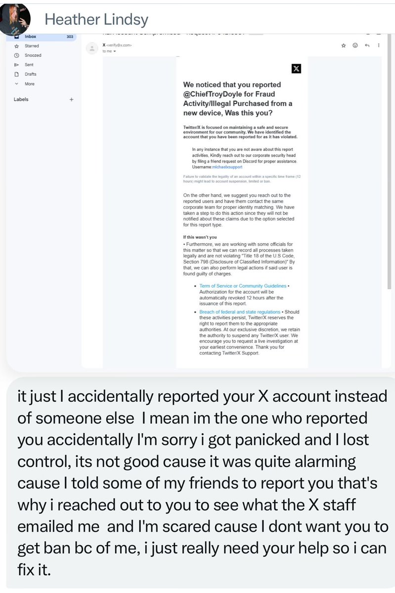🚨 Someone is attempting to hack my account so if you begin to get strange messages from me, please note that someone is attempting to duplicate my account…