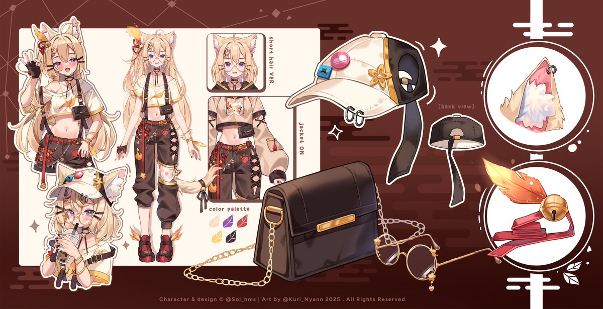 sol_hms's tweet image. MODEL 3.1 📢
Je peux enfin montrer mon model 3.1 avec la ref sheet officielle !
Merci aux incroyables artistes qui m'ont accompagné pendant l'élaboration de ce projet ! ❤️
Art : @kuri_nyann
Design : @somewhat_irked
#vtuberfr