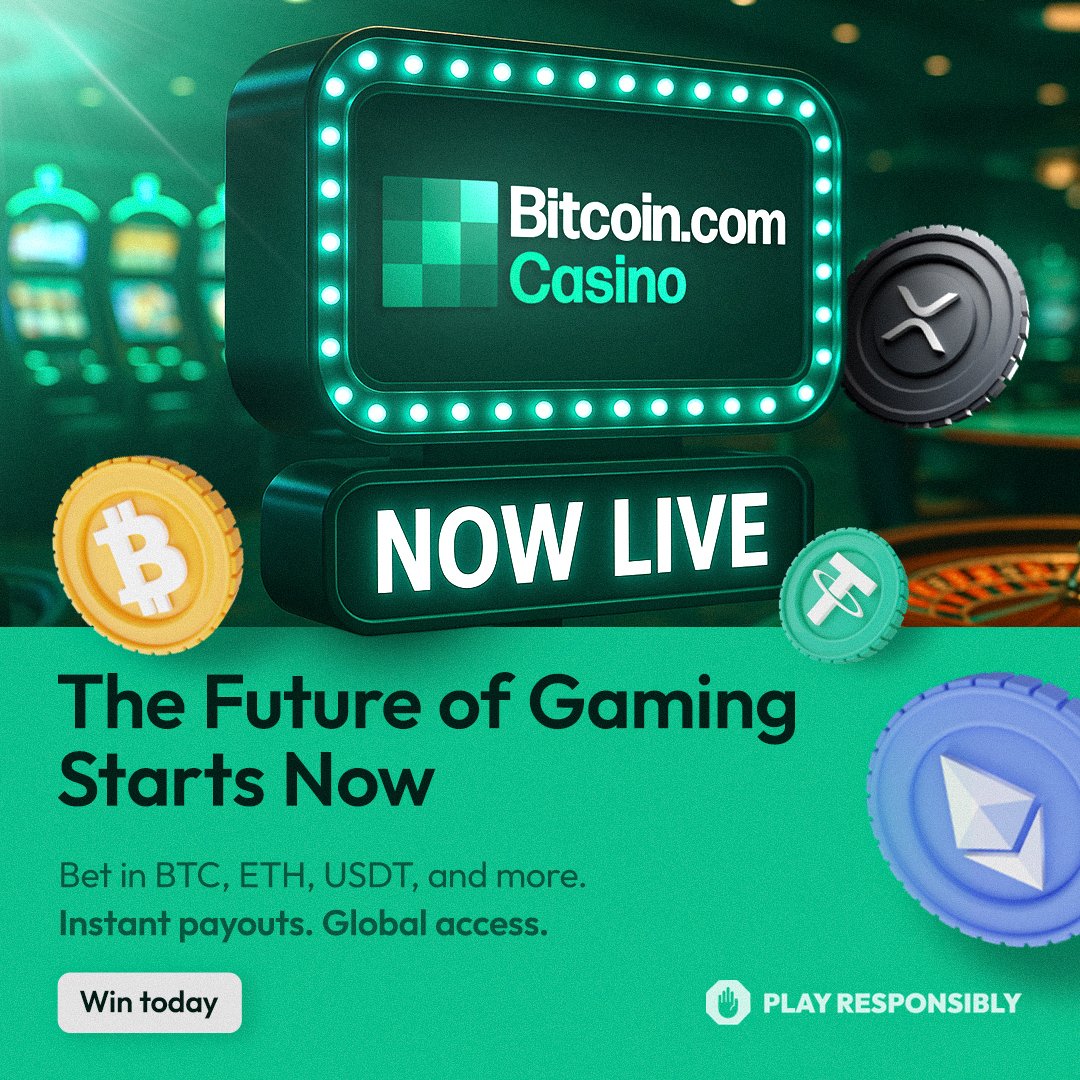 Bitcoin.com Casino (@btcomcasino) on Twitter photo The wait is over! The <a href="/BitcoinCom/">Bitcoin.com</a> Casino is officially LIVE, brought to you by the trusted name you know and love. Experience seamless crypto gaming and endless excitement. The wait is over! The <a href="/BitcoinCom/">Bitcoin.com</a> Casino is officially LIVE, brought to you by the trusted name you know and love. Experience seamless crypto gaming and endless excitement.
