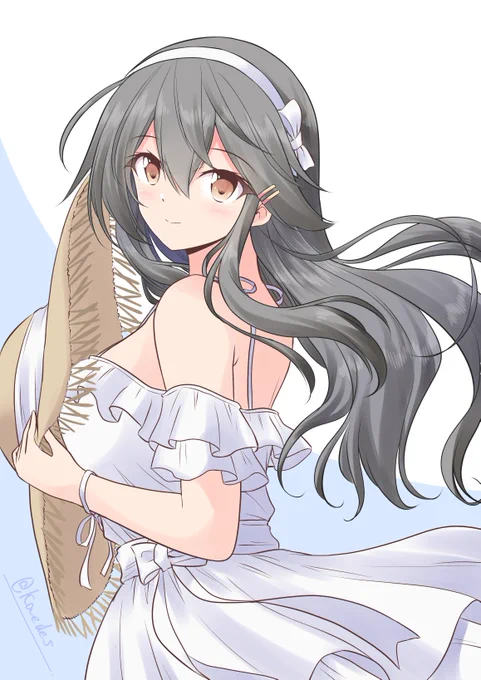 「初夏modeの榛名」#艦これ版深夜の真剣お絵描き60分一本勝負#艦これ版真剣お絵描き60分一本勝負_20250526#艦これ #榛名 