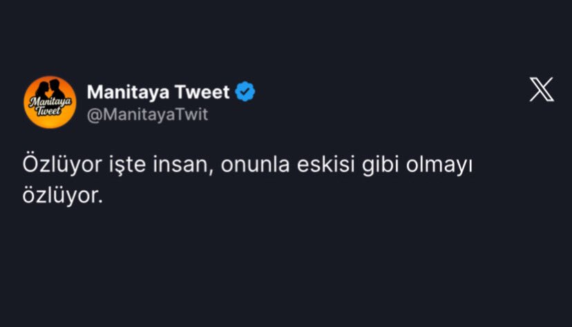 Sadece özlüyor insan..