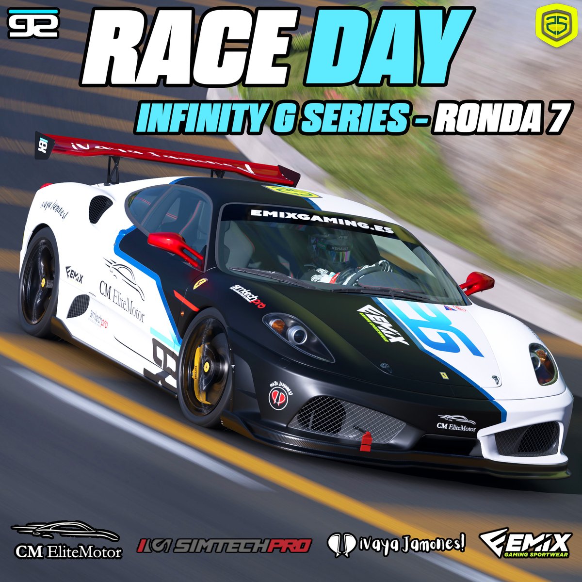 N2_eSports's tweet photo. WE RACE | @InfinityGSeries
La semana pasada no terminamos de resolver, y eso nos deja prácticamente sin opciones, pero no nos vamos a rendir sin luchar.
@antonioSK20 + @Nicholas58_
Hora de darlo todo en la pista. 👊
#Go92 https://t.co/Dyh4SUCVmE