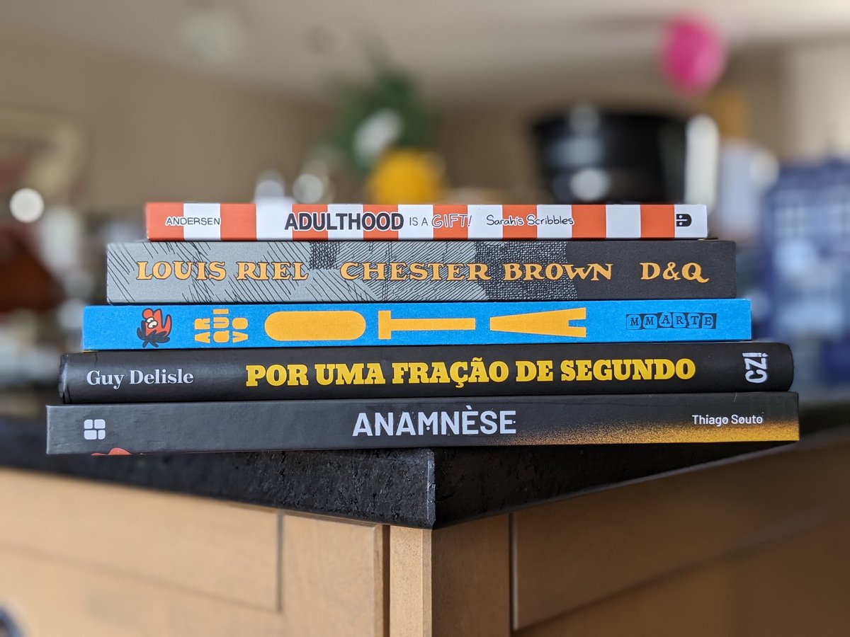 Chegou gibi (ou melhor, fui buscar) do Festival BD de Montréal.