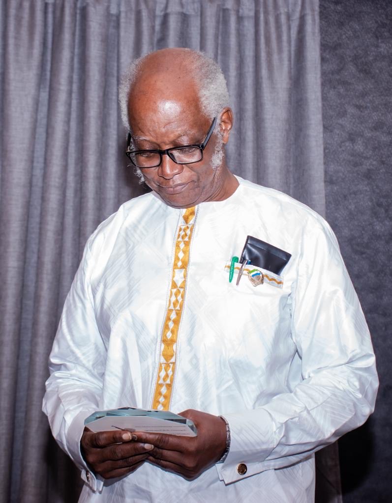 The National Reconciliation Award honors an individual who has worked for transitional justice or human rights in Sierra Leone for a minimum of 10 years.

RAYMOND DE’SOUZA GEORGE (Paparay) | 2023 Awardee

Paparay is known for his poems that promote patriotism, peace and cohesion.