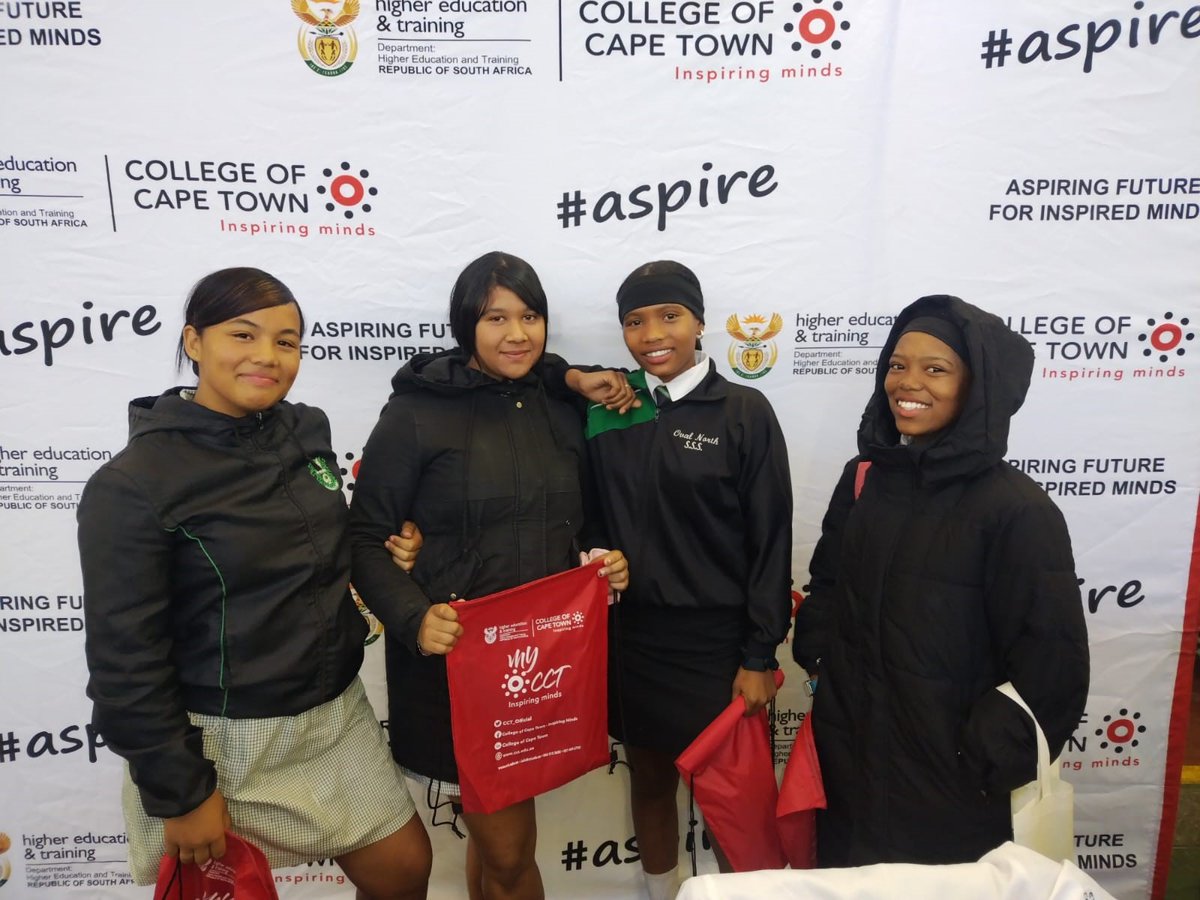 College of Cape Town (@cct_official) on Twitter photo We attended the Career Club launch at Oval North High School this morning! We connected with enthusiastic and ambitious Grade 9 learners.
Mr. Pretorius from our Thornton Campus shared insights on our Engineering programmes and valuable industry knowledge. We attended the Career Club launch at Oval North High School this morning! We connected with enthusiastic and ambitious Grade 9 learners.
Mr. Pretorius from our Thornton Campus shared insights on our Engineering programmes and valuable industry knowledge.