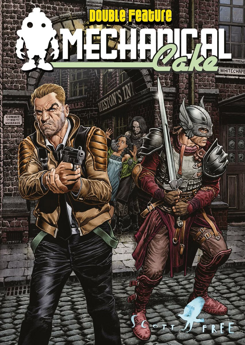 The Ridley Scott/Chris Weston team-up you demanded is heading your way! Look out for "Mechanical Cake": the legendary director's first foray into the world of graphic novels. I'll be reunited with my old Filthy pal, Gary Erskine. Thanks to Dave Elliot for bringing me onboard!