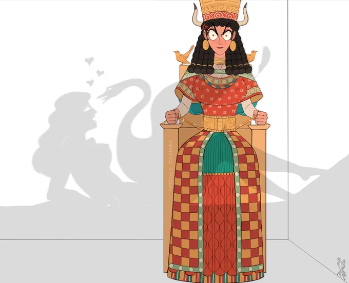 Golden-throned Hera