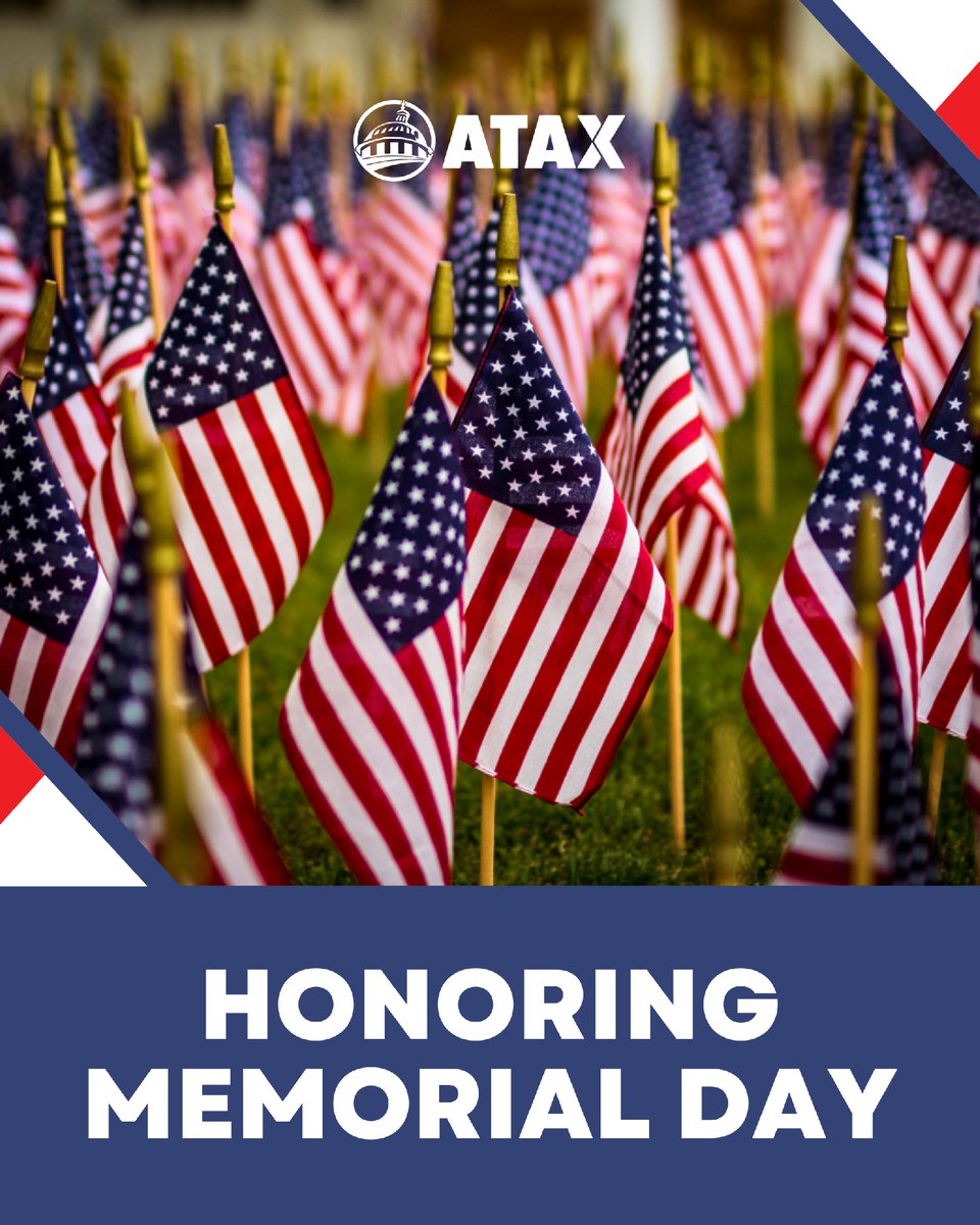 ATAX_Franchise's tweet image. Honoring those who gave everything for our freedom. ATAX remembers and thanks our heroes this Memorial Day. #ATAX #MemorialDay