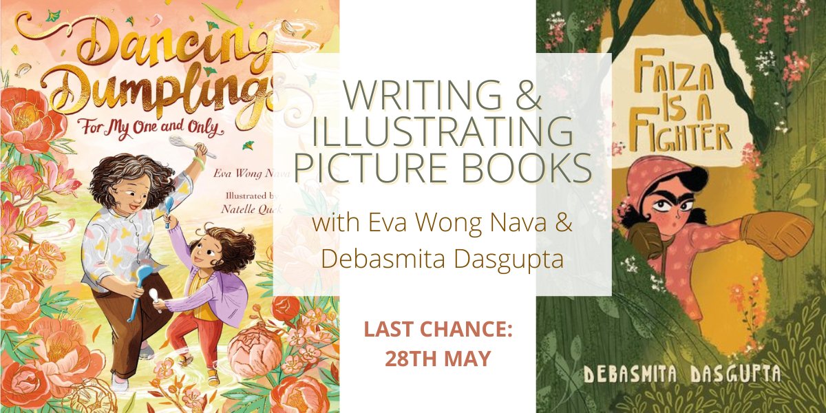 Writers & Artists (@writers_artists) on Twitter photo Don't miss your last chance to join us at our upcoming masterclass with picture book #author <a href="/evawongnava/">Eva Wong Nava (Author)</a> and picture book #illustrator <a href="/debasmita_d/">Debasmita Dasgupta</a> who will shed light on the process of picture book creation from start to finish.
Book now: writersandartists.co.uk/events-and-cou… Don't miss your last chance to join us at our upcoming masterclass with picture book #author <a href="/evawongnava/">Eva Wong Nava (Author)</a> and picture book #illustrator <a href="/debasmita_d/">Debasmita Dasgupta</a> who will shed light on the process of picture book creation from start to finish.
Book now: writersandartists.co.uk/events-and-cou…