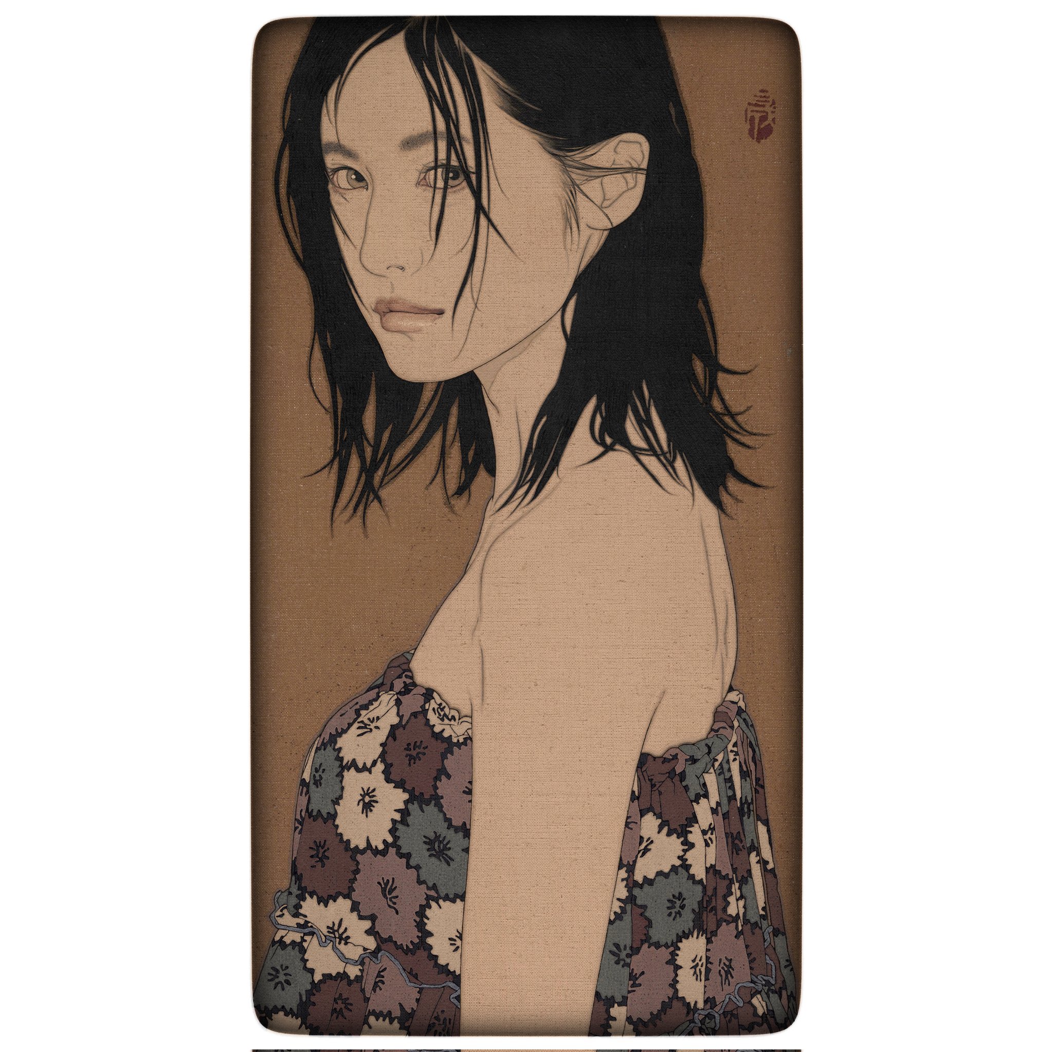 池永康晟 ジクレー版画 「気圏・光里」