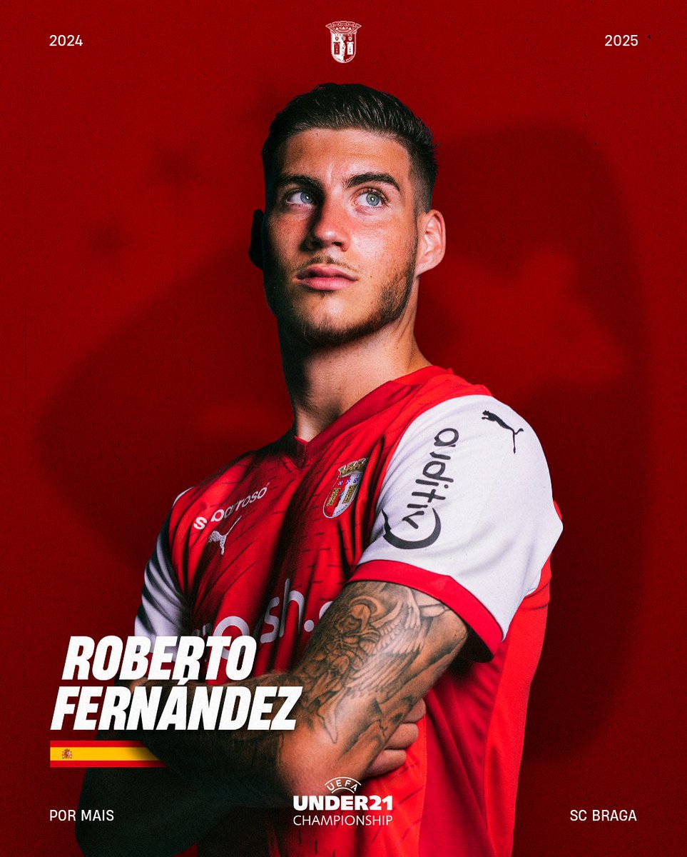 Roberto Fernández está nos eleitos da Espanha 🇪🇸 para o Euro Sub-21 🏆

#PorMais