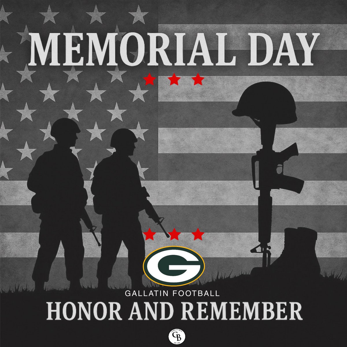 Our flag does not fly because the wind moves it. It flies with the last breath of each soldier who died protecting it. #DMGB
