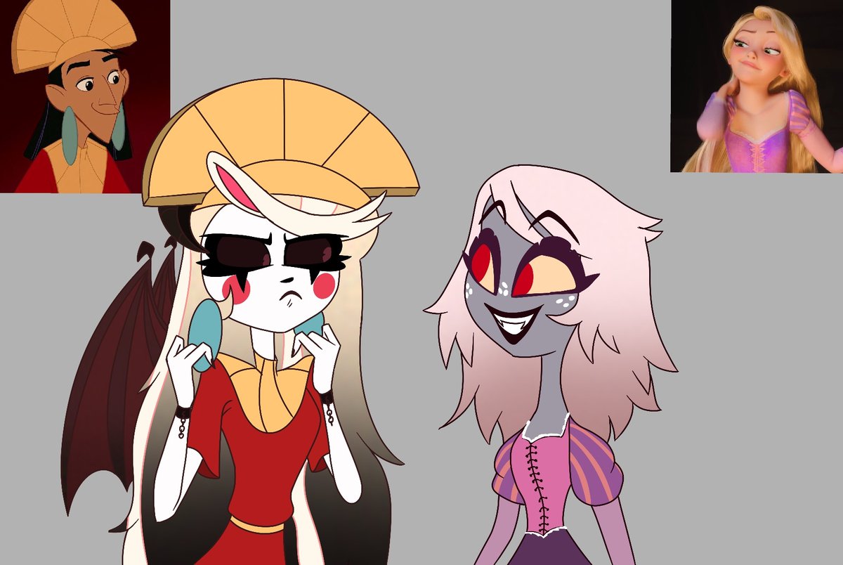 helluvagho70942's tweet photo. Part 2 of 'Rusty hotel characters dressed as Disney characters who fits their personality' 😉👍
#hazbinhotel #hazbinhotelart #art #edit #husk #rustyhotel #fyp #sera #charliemorningstar #pentious #emily #hazbinhotelemily #swappedau #disney #encanto #tangl https://t.co/4m3OrTHeZW