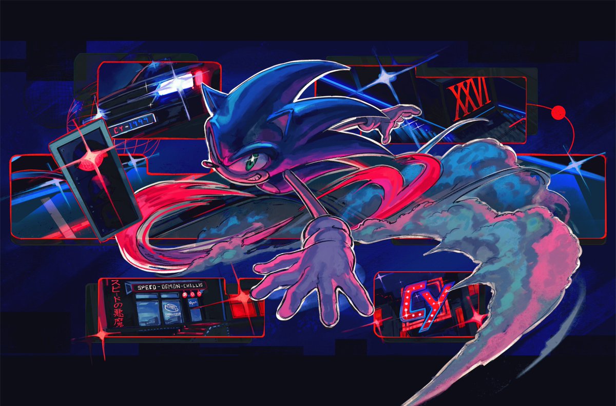 IT'S MY 26TH BIRTHDAY TODAY! 🎉
GRAAAAAAAH❗️

🎨:<a href="/KornArt3/">KornArt</a> #sonic