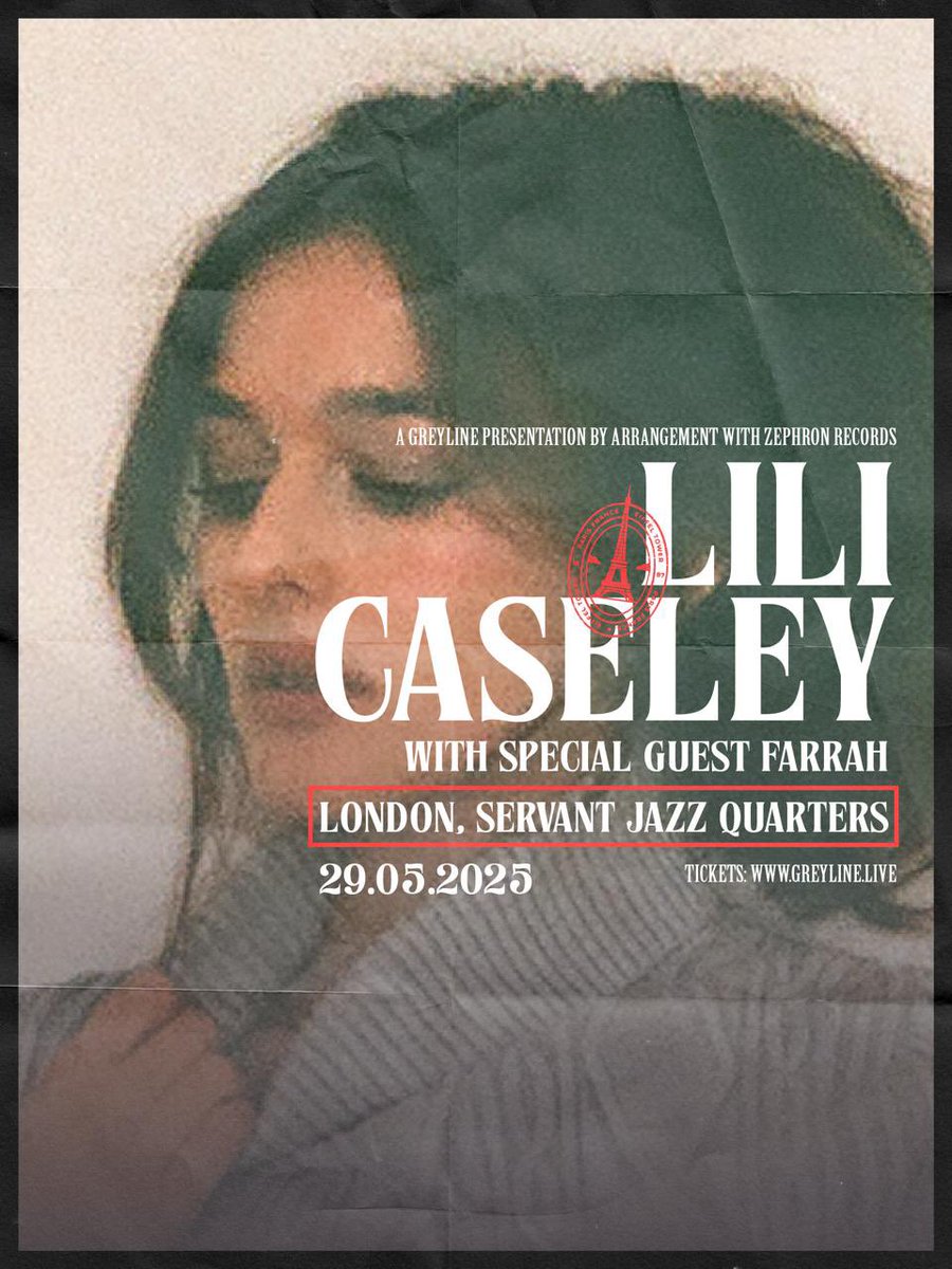 Playing a SOLD OUT Servant Jazz Quarters this Thursday for the amazing <a href="/lilicaseley/">Lili</a> 💋