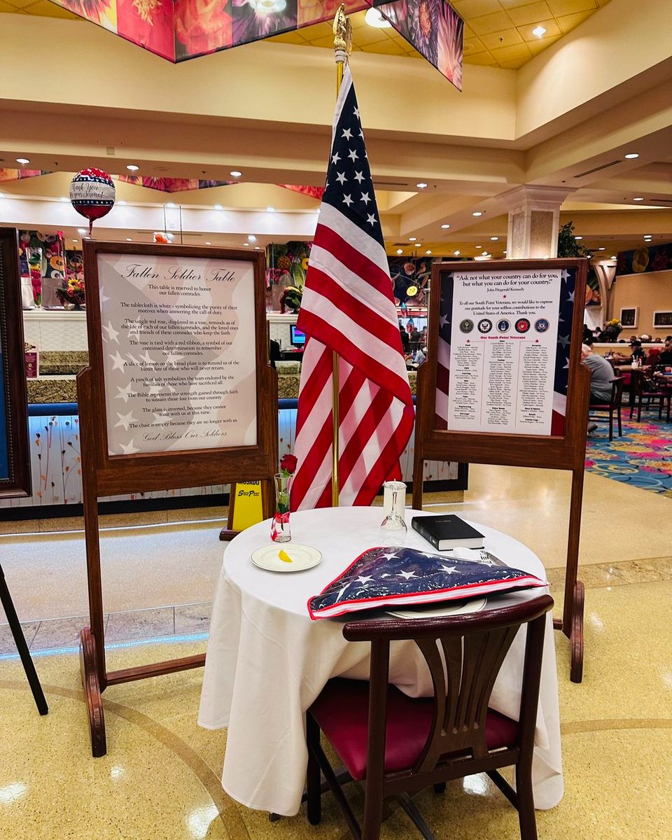 Honoring the brave. Remembering the fallen. This Memorial Day, Garden Buffet is offering a free meal for two to all veterans &amp; active-duty military from 7AM–9PM. (Must show Military ID or DD214 to cashier.)

Thank you for your service. 🌟