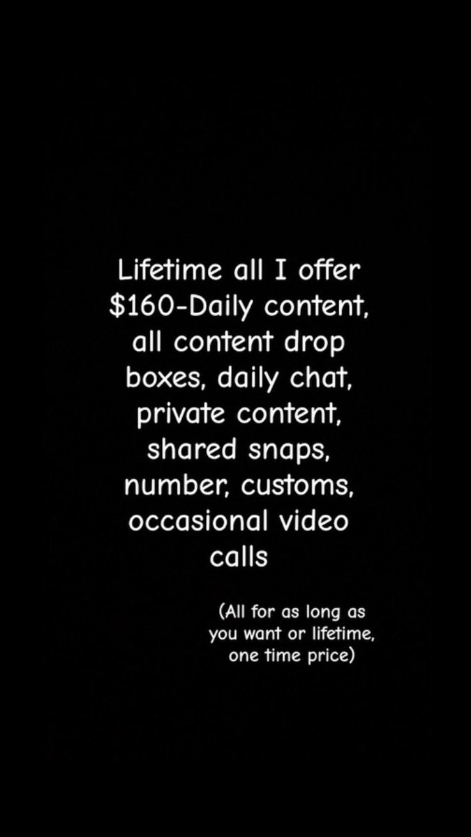#buyingcontent 

Come get something plz