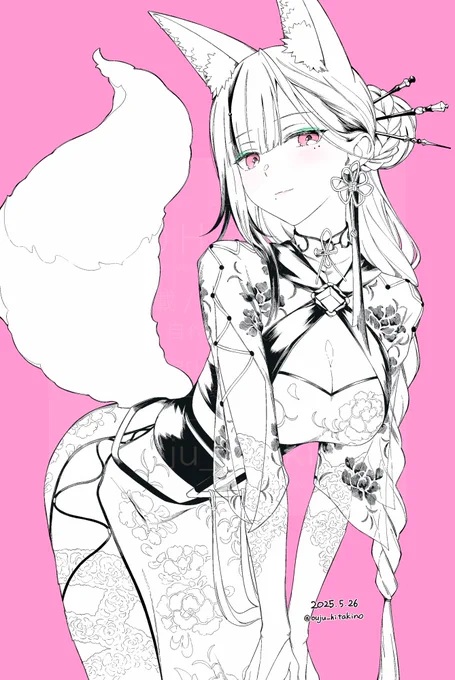 skebリクエストでご依頼主様の娘さん、ペネロペ・ベルディーニさんでした最近お姉様系の絵を描けていなかったので色々助かりました…!キャラデザ良すぎ! 
