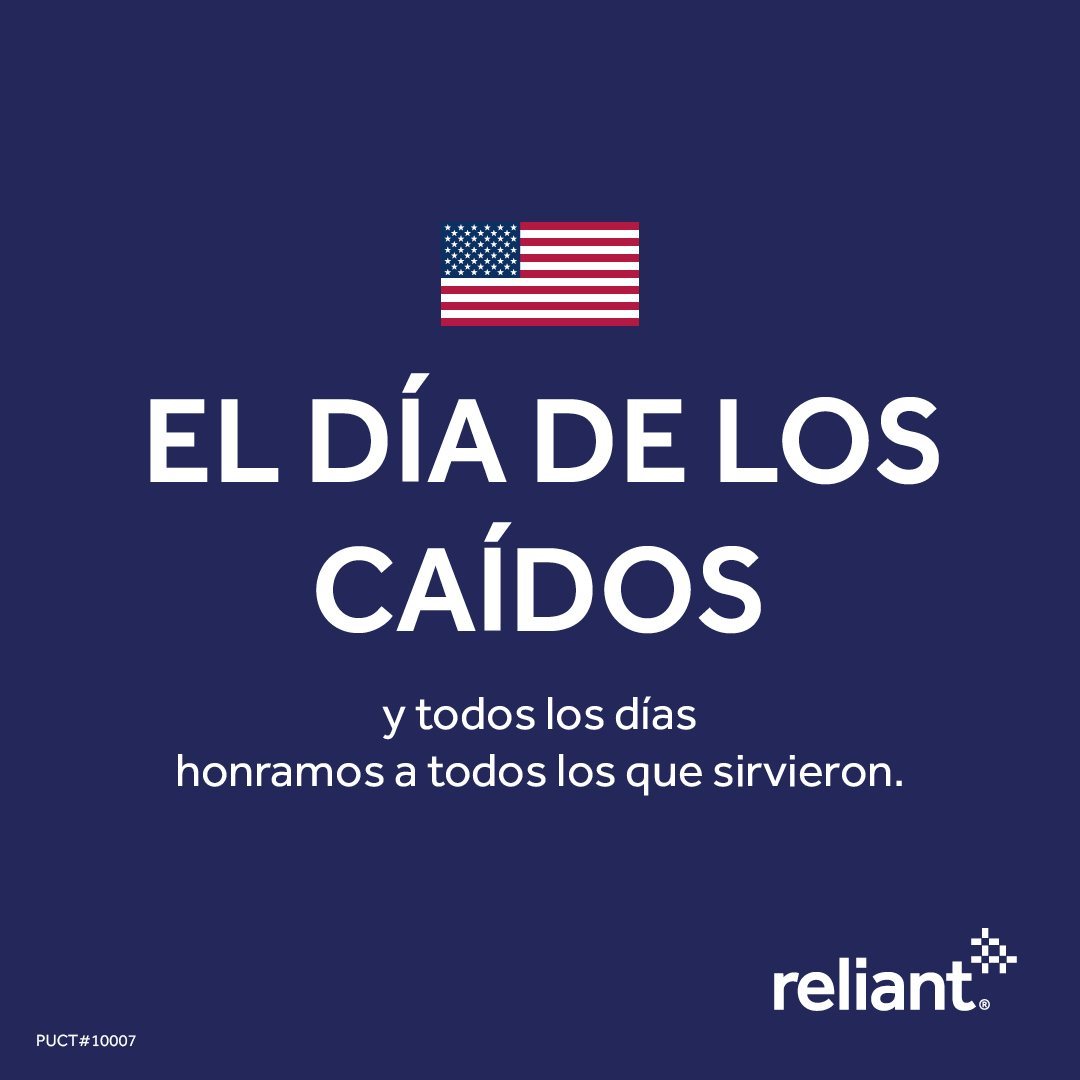 This Memorial Day, please join us in honoring and remembering those who served. #MemorialDay #HonoringOurHeroes
_______
Este Día de los Caídos, únete a nosotros para honrar y recordar a los que sirvieron. #DíaDeLosCaídos #HonrarANuestrosHéroes