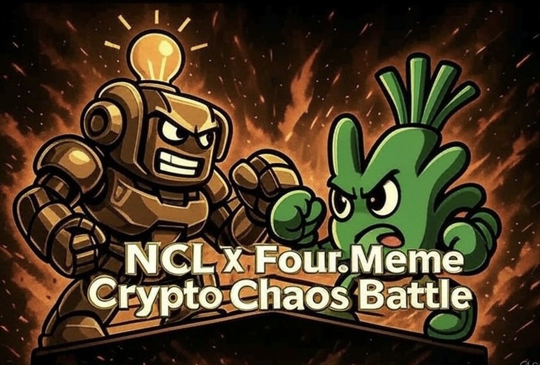 NcgCommuntiy (@ncgcommuntiycto) on Twitter photo NClab x Four.Meme "Crypto Chaos Battle" Special Event Announcement 
<a href="/BNBCHAIN/">BNB Chain</a> <a href="/cz_binance/">CZ 🔶 BNB</a> <a href="/heyibinance/">Yi He</a> <a href="/four_meme_/">Four.Meme</a> 
🌟 Highlights:
24 top Web3 KOLs become "Crypto Chaos Battle" characters for a 3-day strategic showdown! Daily live-streamed battles (5 rounds/day), NClab x Four.Meme "Crypto Chaos Battle" Special Event Announcement 
<a href="/BNBCHAIN/">BNB Chain</a> <a href="/cz_binance/">CZ 🔶 BNB</a> <a href="/heyibinance/">Yi He</a> <a href="/four_meme_/">Four.Meme</a> 
🌟 Highlights:
24 top Web3 KOLs become "Crypto Chaos Battle" characters for a 3-day strategic showdown! Daily live-streamed battles (5 rounds/day),