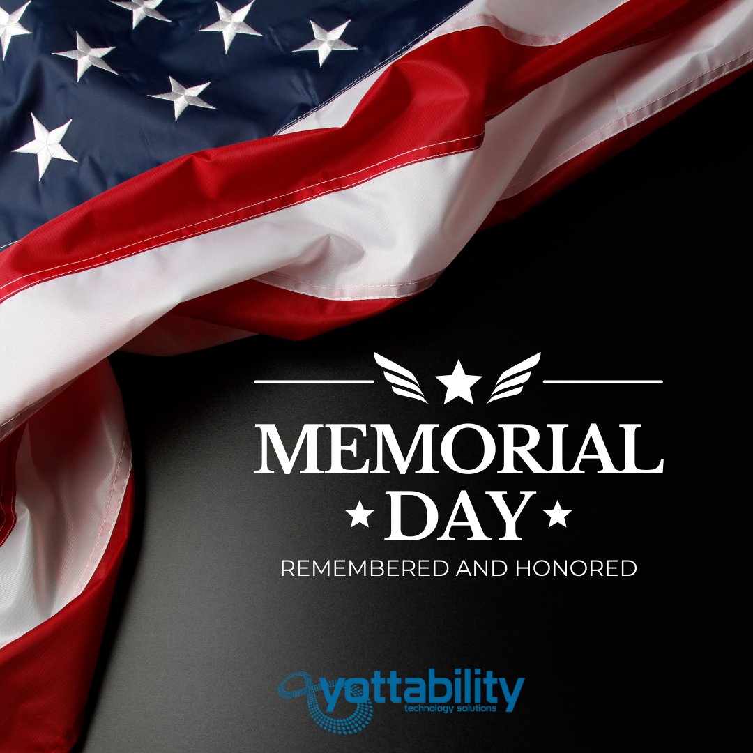 Yottability's tweet image. This Memorial Day, we pause to remember the courage, sacrifice, and service of our fallen heroes.
Your bravery will never be forgotten. 🇺🇸 #MemorialDay2025 #Gratitude