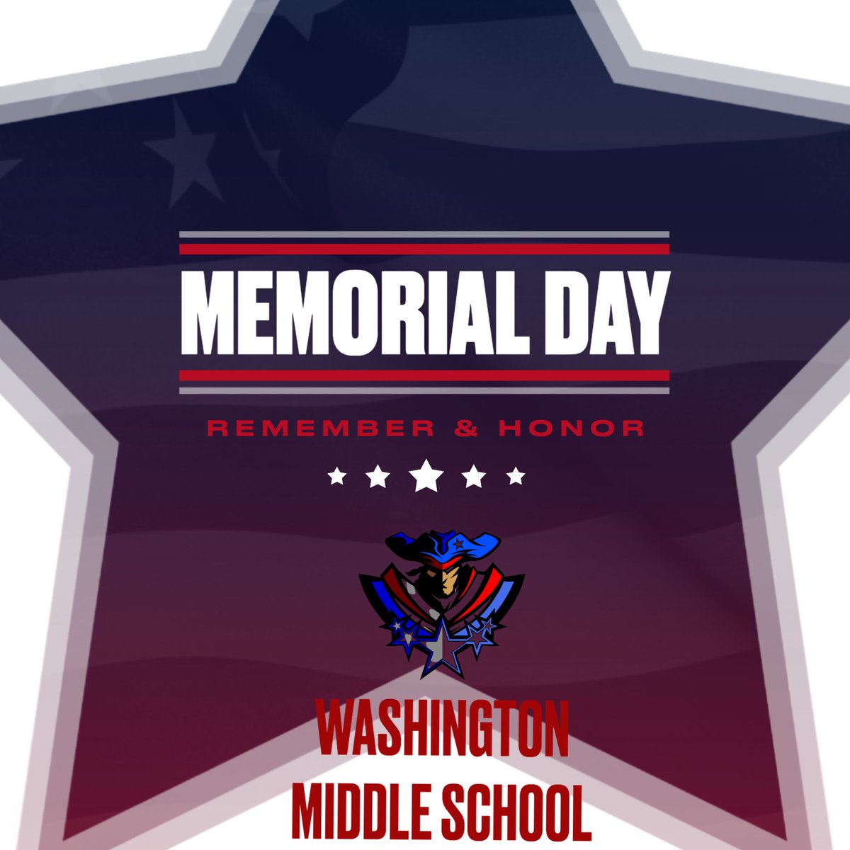 This Memorial Day, Washington Middle School honors the brave men and women who gave their lives in service to our country.
We remember their sacrifice and reflect on the true cost of freedom.
#MemorialDay #WMSRemembers 🇺🇸 #HonorAndRemember #ThankYouForYourService