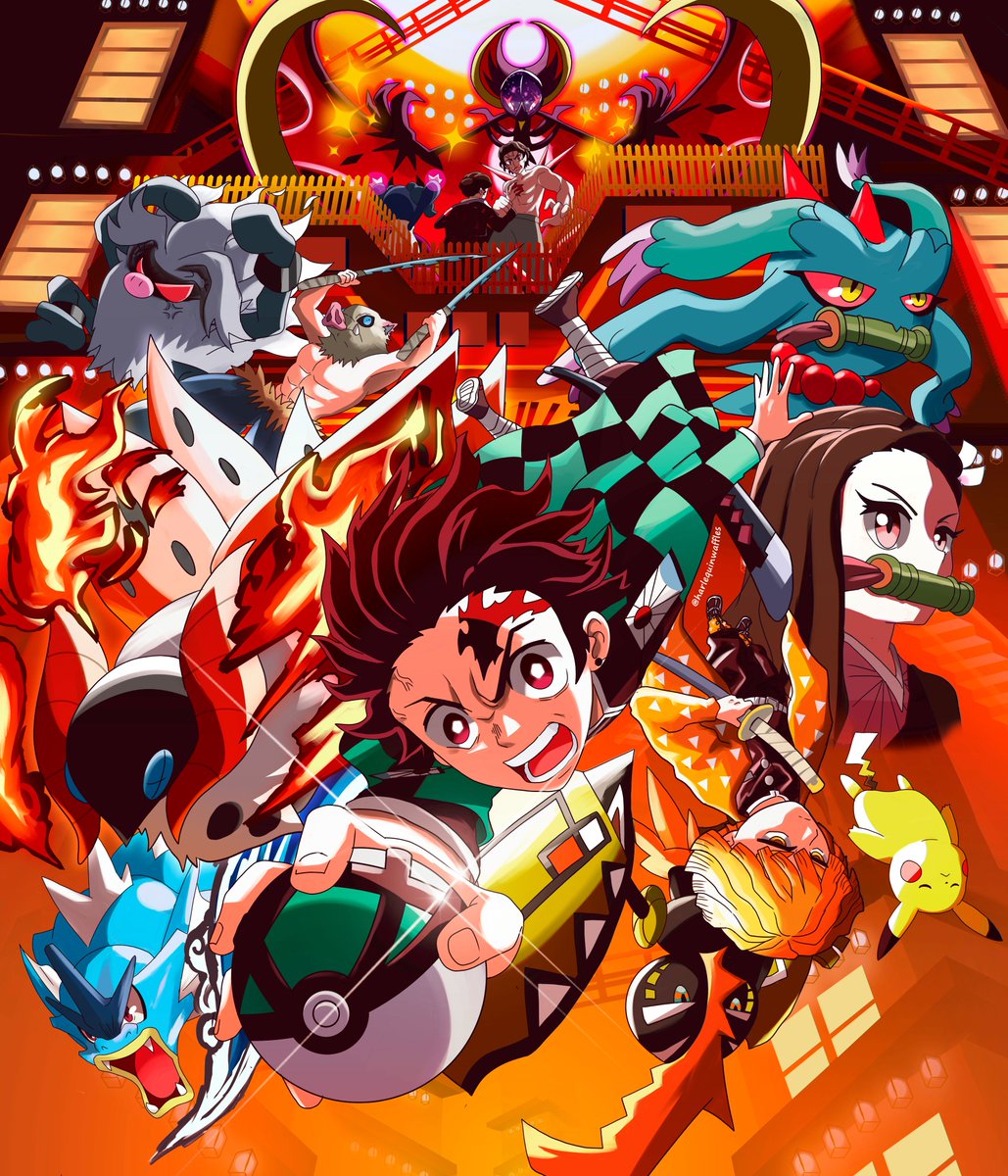 harlequinwaffles (@hwaffuru) on Twitter photo Some of the winners at the Anime Awards!🤗🏆
#anipoke #AnimeAwards #fanart #crossover Some of the winners at the Anime Awards!🤗🏆
#anipoke #AnimeAwards #fanart #crossover