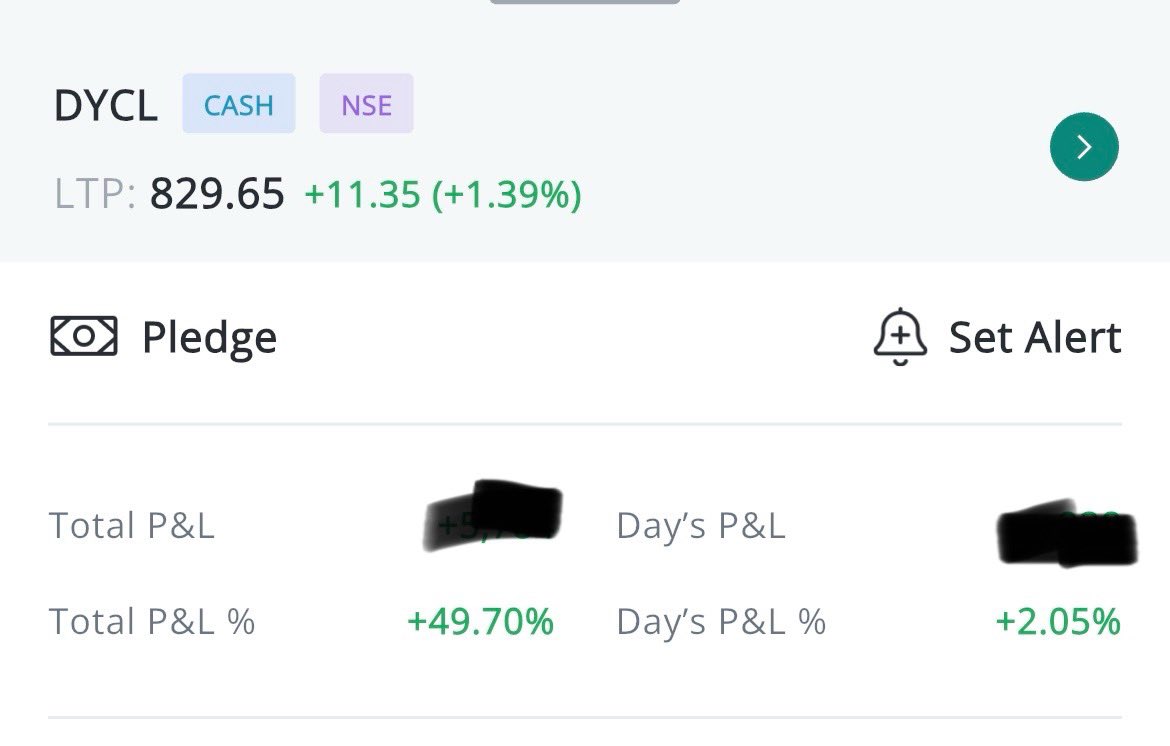 Nandhinicbe30's tweet image. It’s almost 50% rise in a month ! Possible ly in equity market . #dycl #dynamiccable #trading