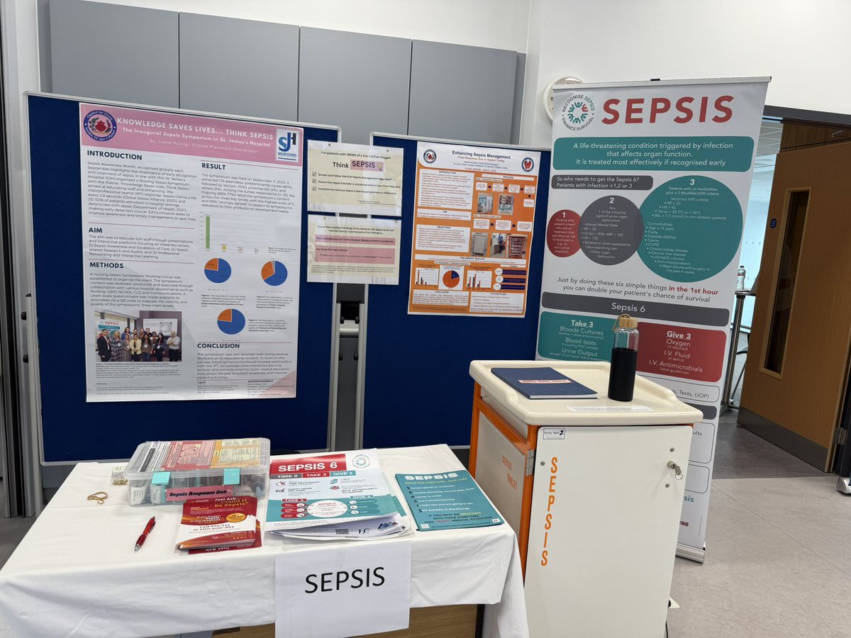 Lionel (@lionel_31) on Twitter photo Sepsis station at MedEl's Clinical Skills Workshop. We showcase the Sepsis trolley and the sepsis boxes, and we educated the staff about the importance of Sepsis 6 bundle. <a href="/stjamesdublin/">St James's Hospital</a> <a href="/SJHDoN/">Sharon Slattery DoN</a> #sjhnursing Sepsis station at MedEl's Clinical Skills Workshop. We showcase the Sepsis trolley and the sepsis boxes, and we educated the staff about the importance of Sepsis 6 bundle. <a href="/stjamesdublin/">St James's Hospital</a> <a href="/SJHDoN/">Sharon Slattery DoN</a> #sjhnursing