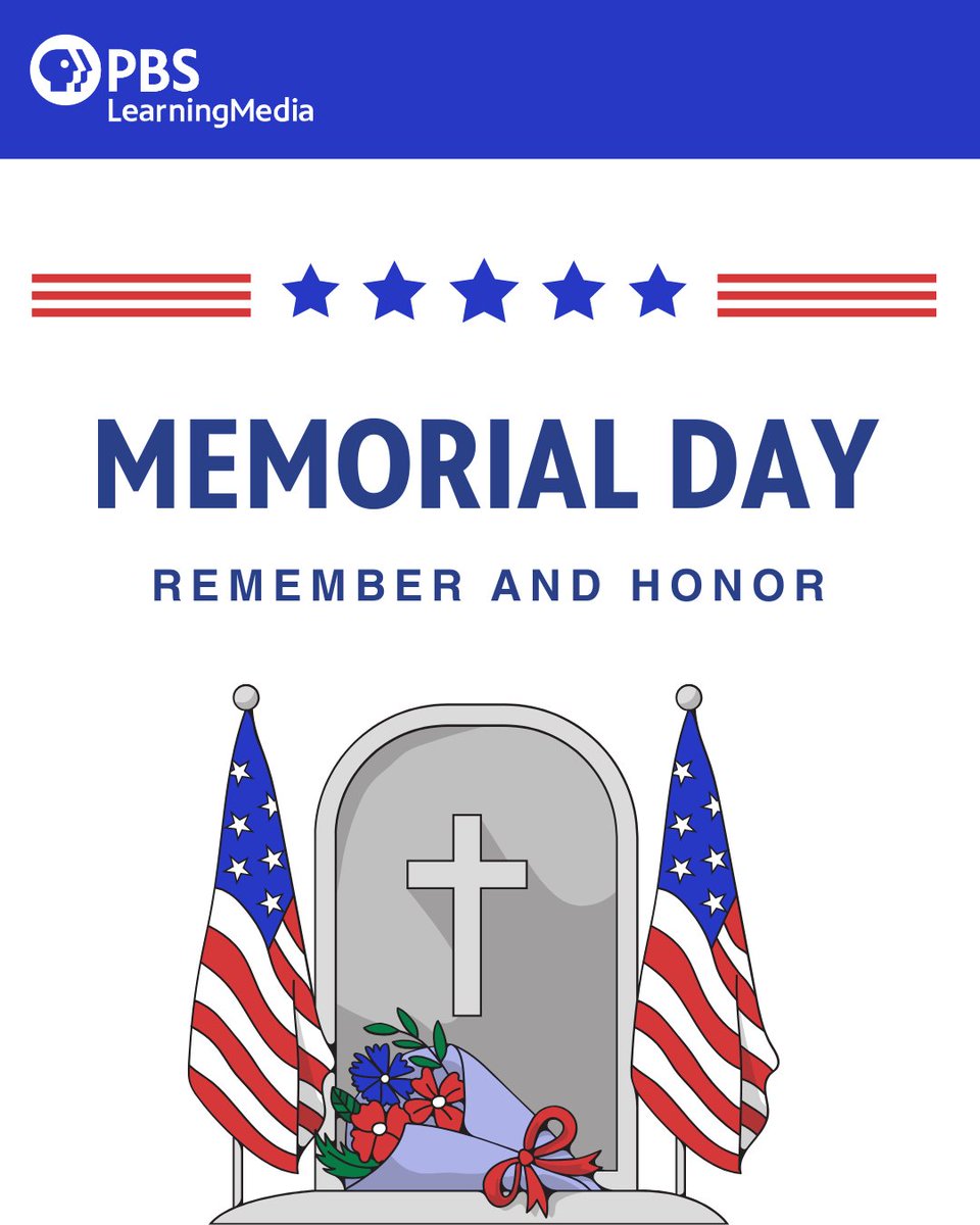 Show your students why #MemorialDay is more than just a holiday—it’s a time to reflect, remember, and pay tribute to those who gave their lives for our freedom. 

Resource: bit.ly/4buXdr7